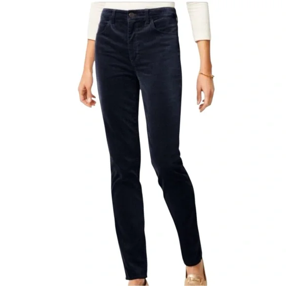 TALBOTS Stretch Velveteen straight pants in Classic Black Size 4–FALL STAPLE!!! - Picture 11 of 11